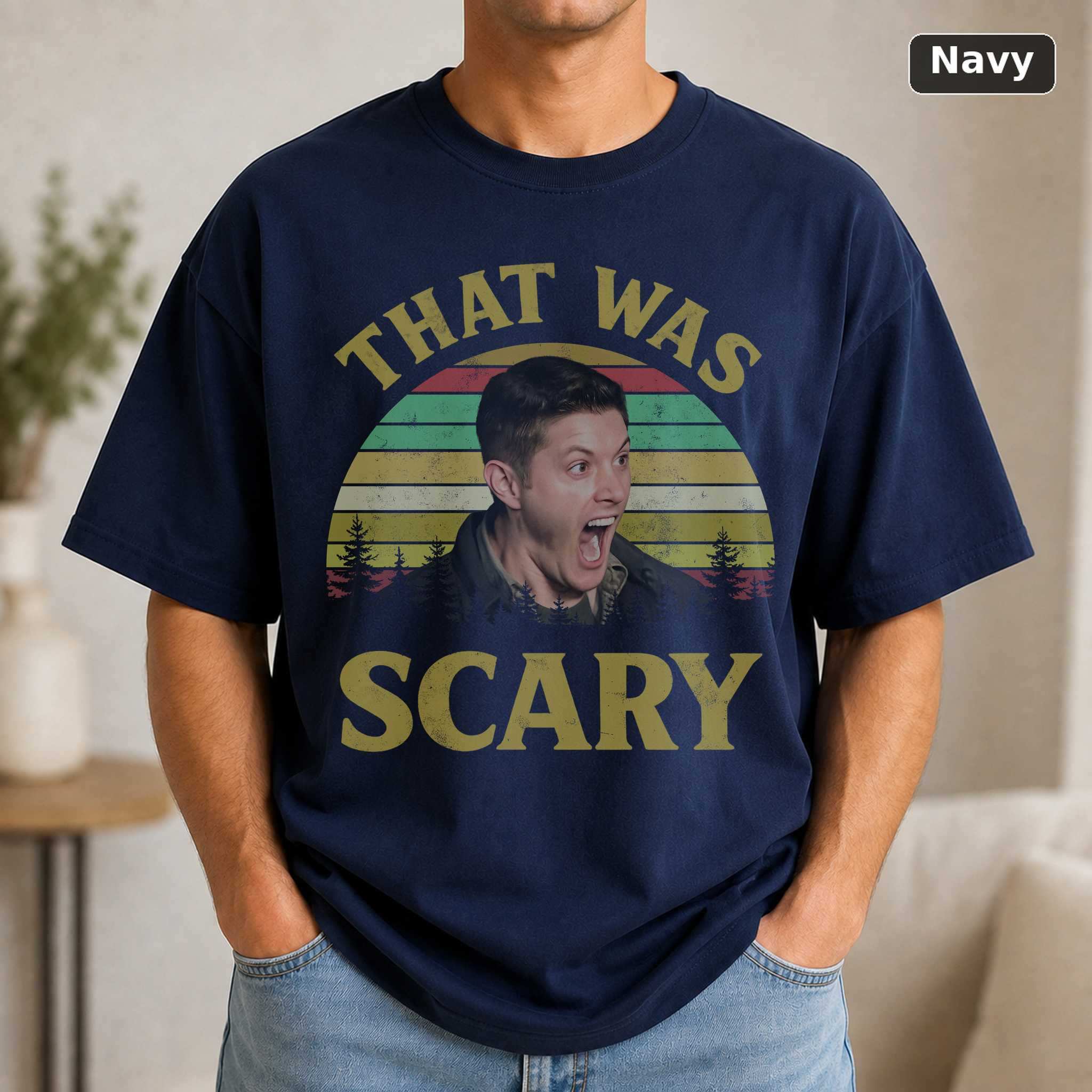 Supernatural Dean Winchester T-Shirt, Vintage TV Show Graphic Tee, Fantasy Series Fan Gift 5