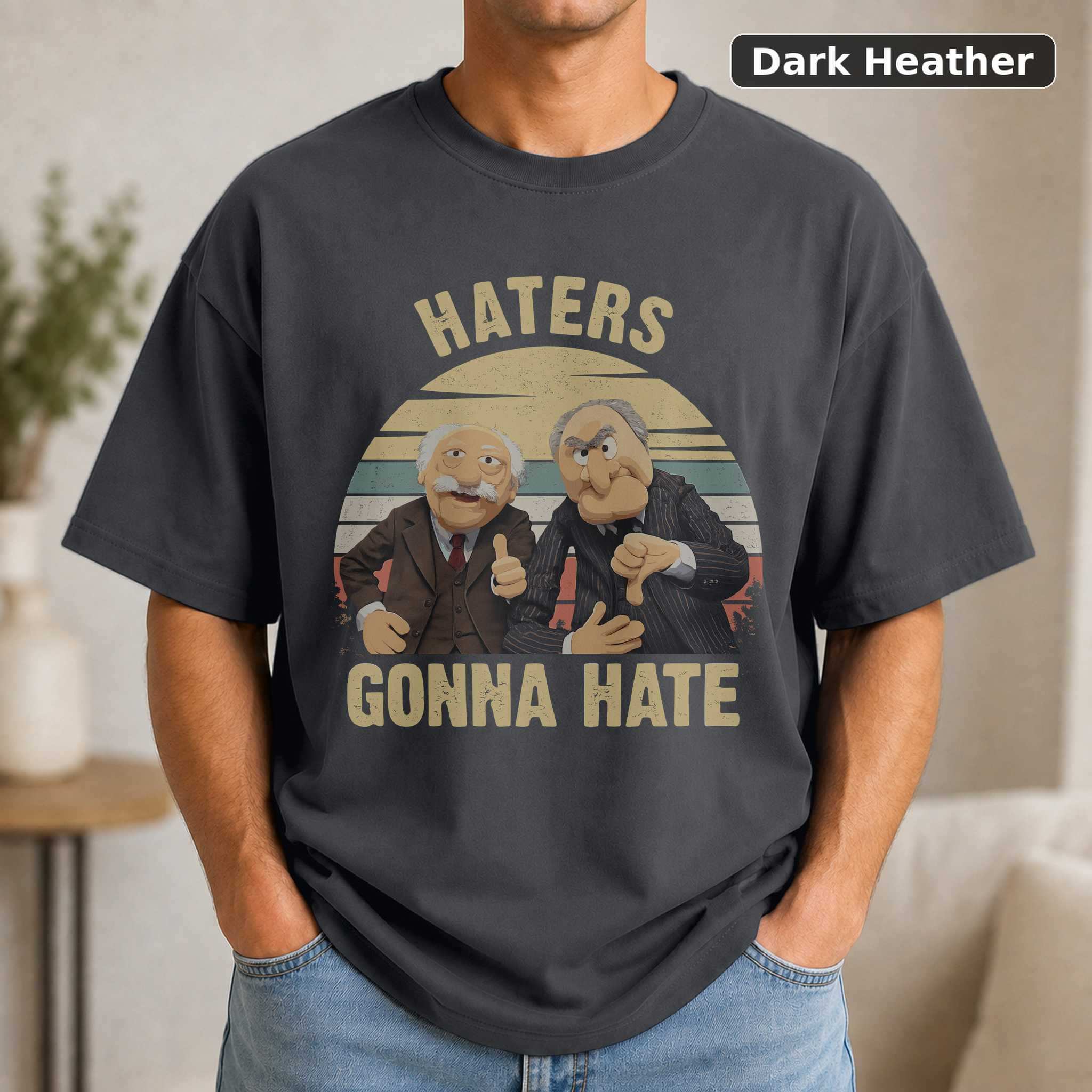 The Muppet Show Statler and Waldorf T-Shirt, Funny Vintage TV Graphic Tee, Comedy Fan Gift 3