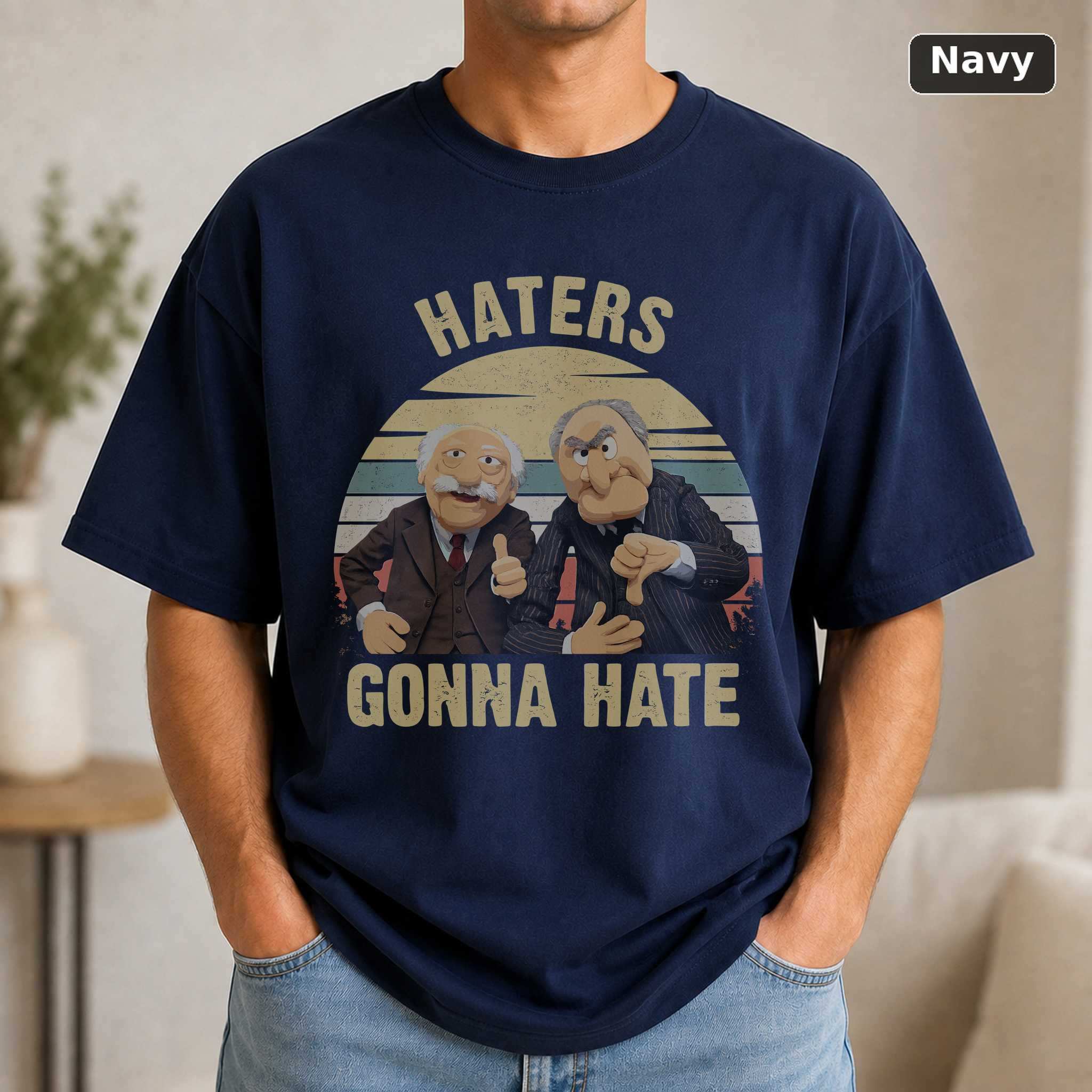 The Muppet Show Statler and Waldorf T-Shirt, Funny Vintage TV Graphic Tee, Comedy Fan Gift 5