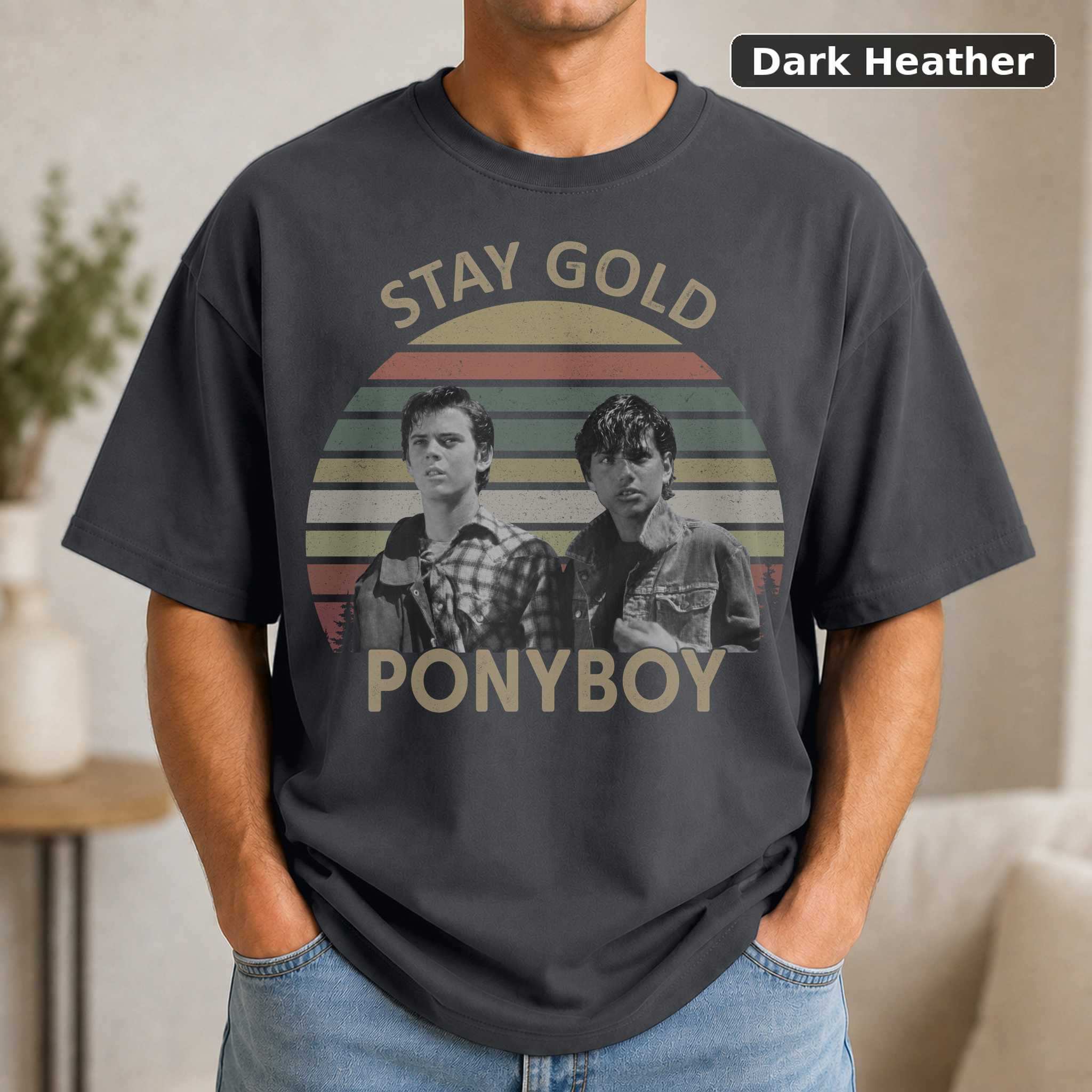 The Outsiders Stay Gold Johnny Cade T-Shirt, Vintage Movie Quote Graphic Tee, Classic Film Fan Gift 3