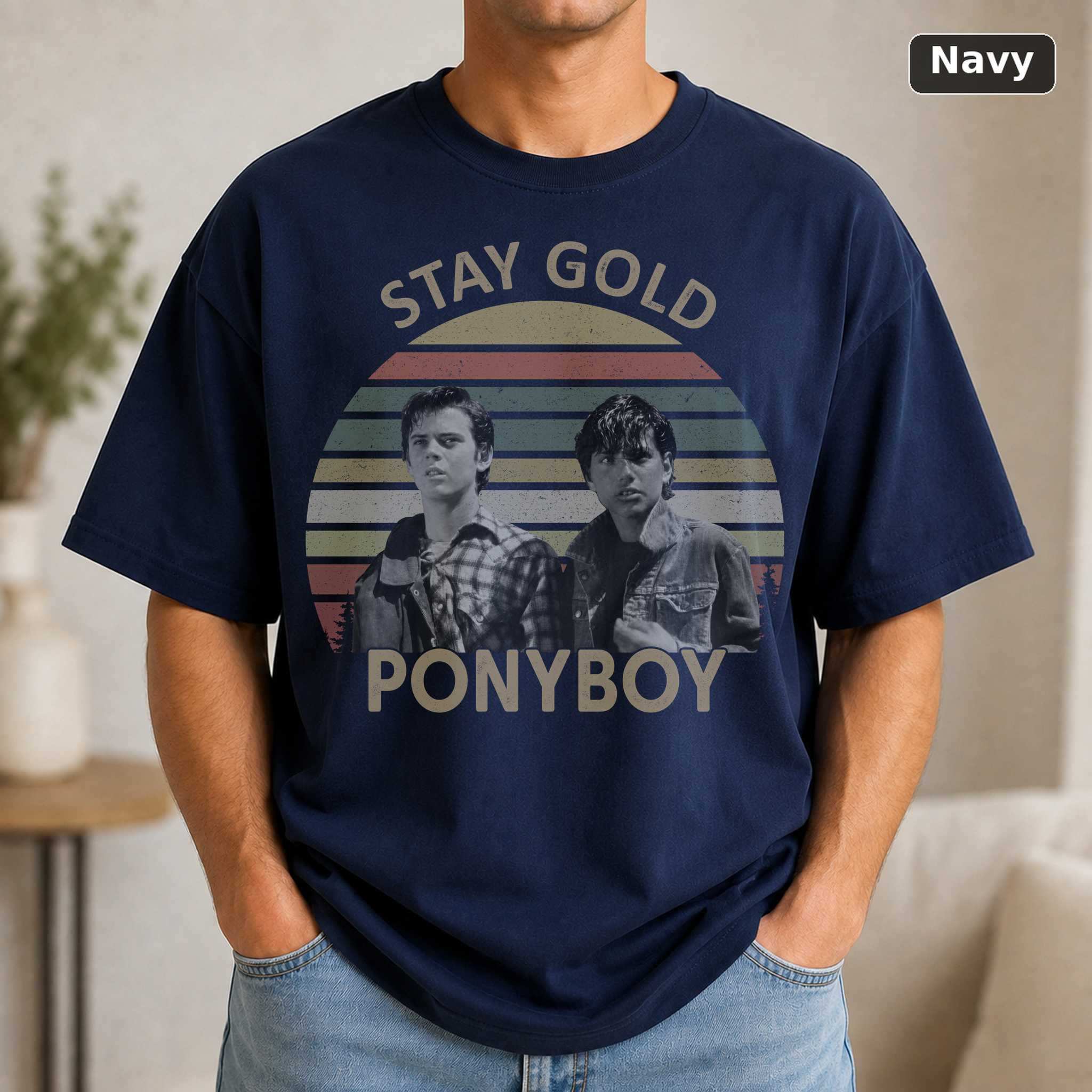 The Outsiders Stay Gold Johnny Cade T-Shirt, Vintage Movie Quote Graphic Tee, Classic Film Fan Gift 5