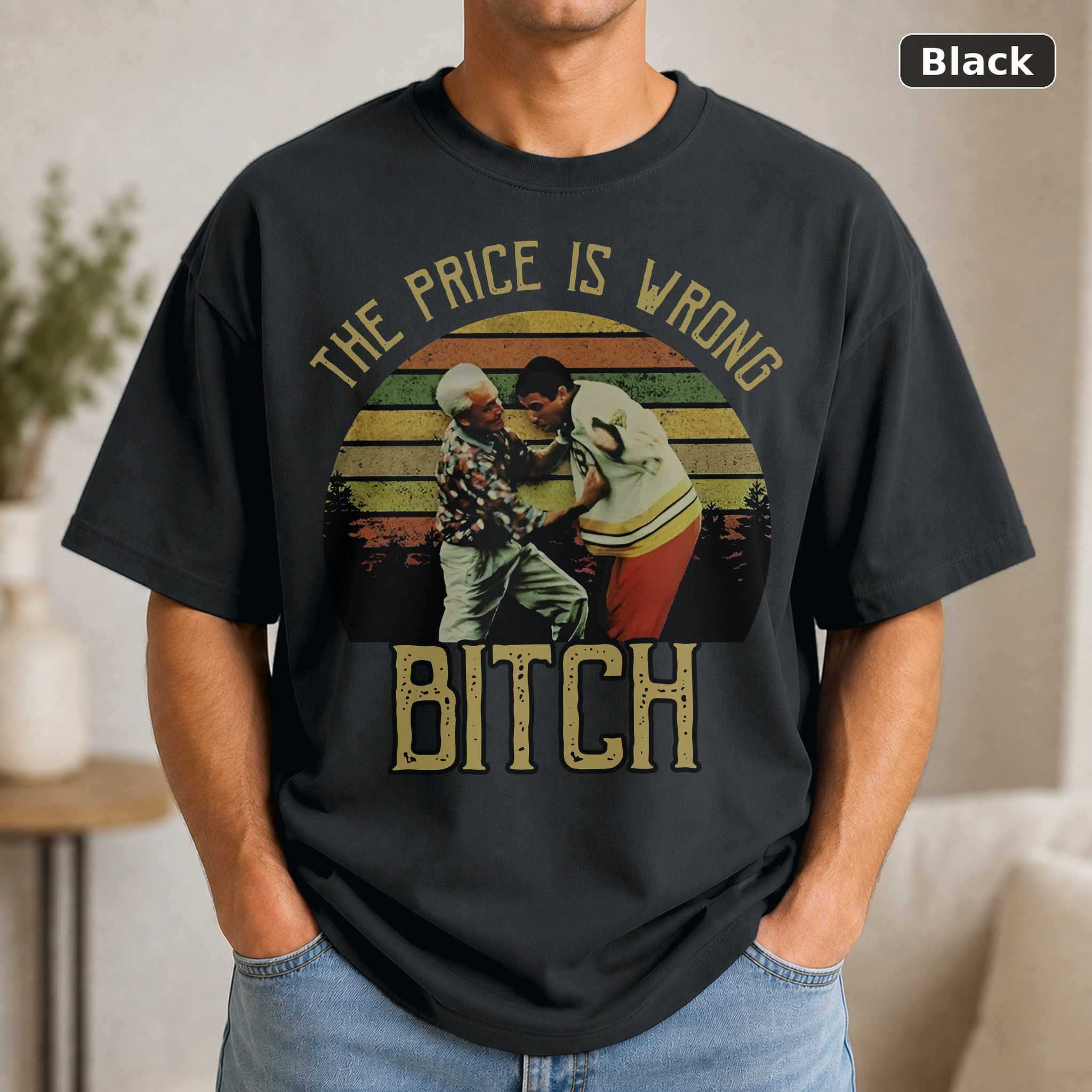 The Price Is Wrong T-Shirt, Vintage Happy Gilmore Movie Quote Graphic Tee, Comedy Fan Gift