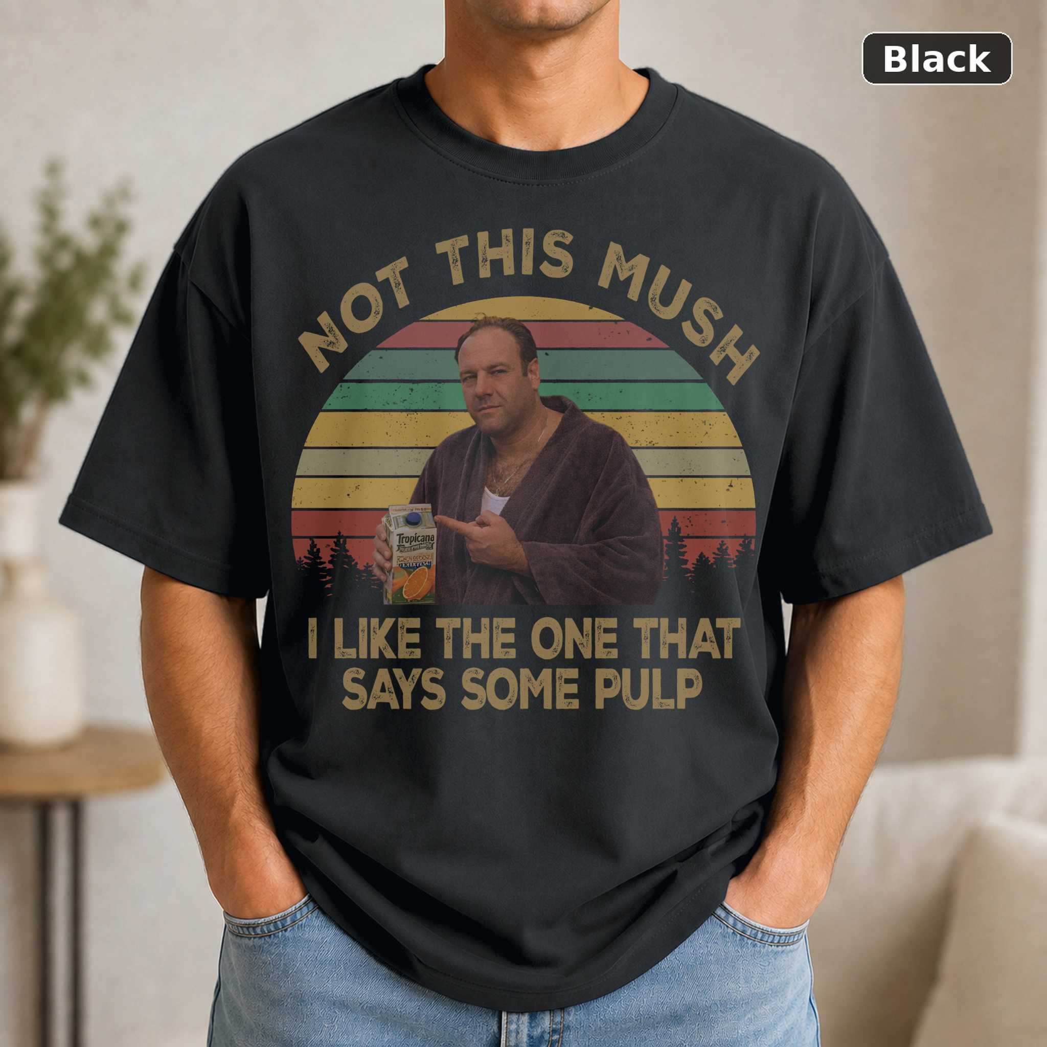 The Sopranos Some Pulp T-Shirt, Vintage Tony Soprano TV Graphic Tee, Crime Drama Fan Gift