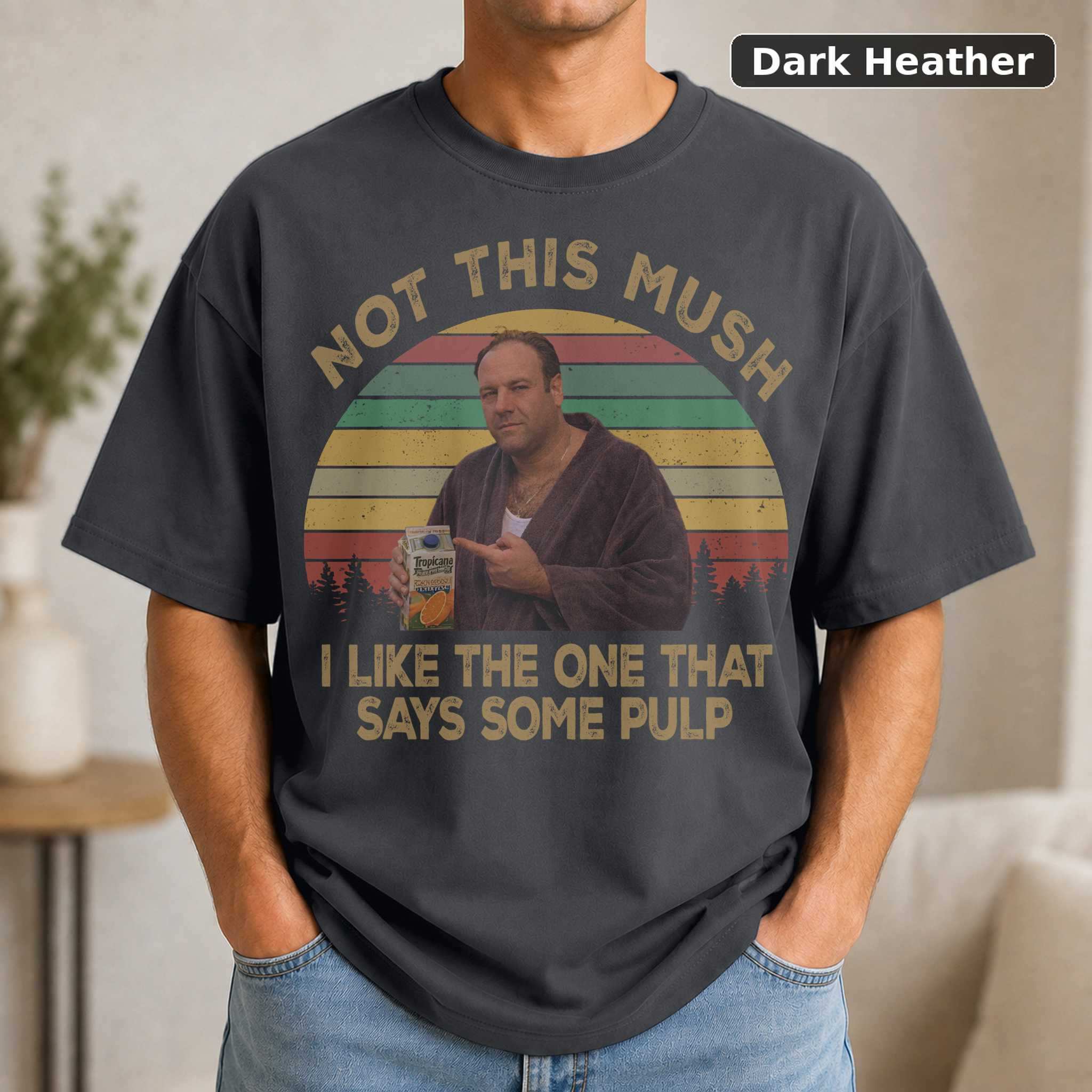 The Sopranos Some Pulp T-Shirt, Vintage Tony Soprano TV Graphic Tee, Crime Drama Fan Gift 3