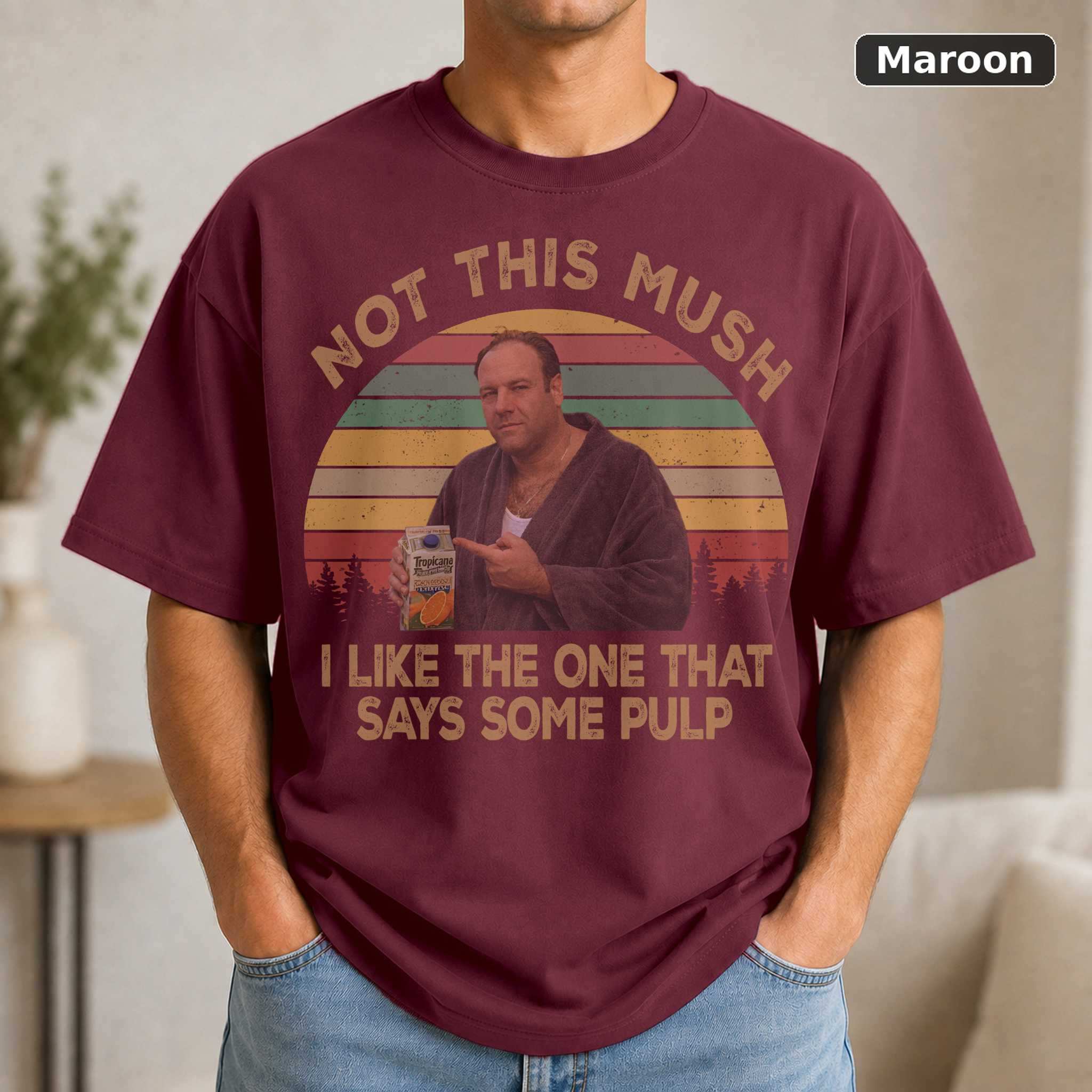 The Sopranos Some Pulp T-Shirt, Vintage Tony Soprano TV Graphic Tee, Crime Drama Fan Gift 4