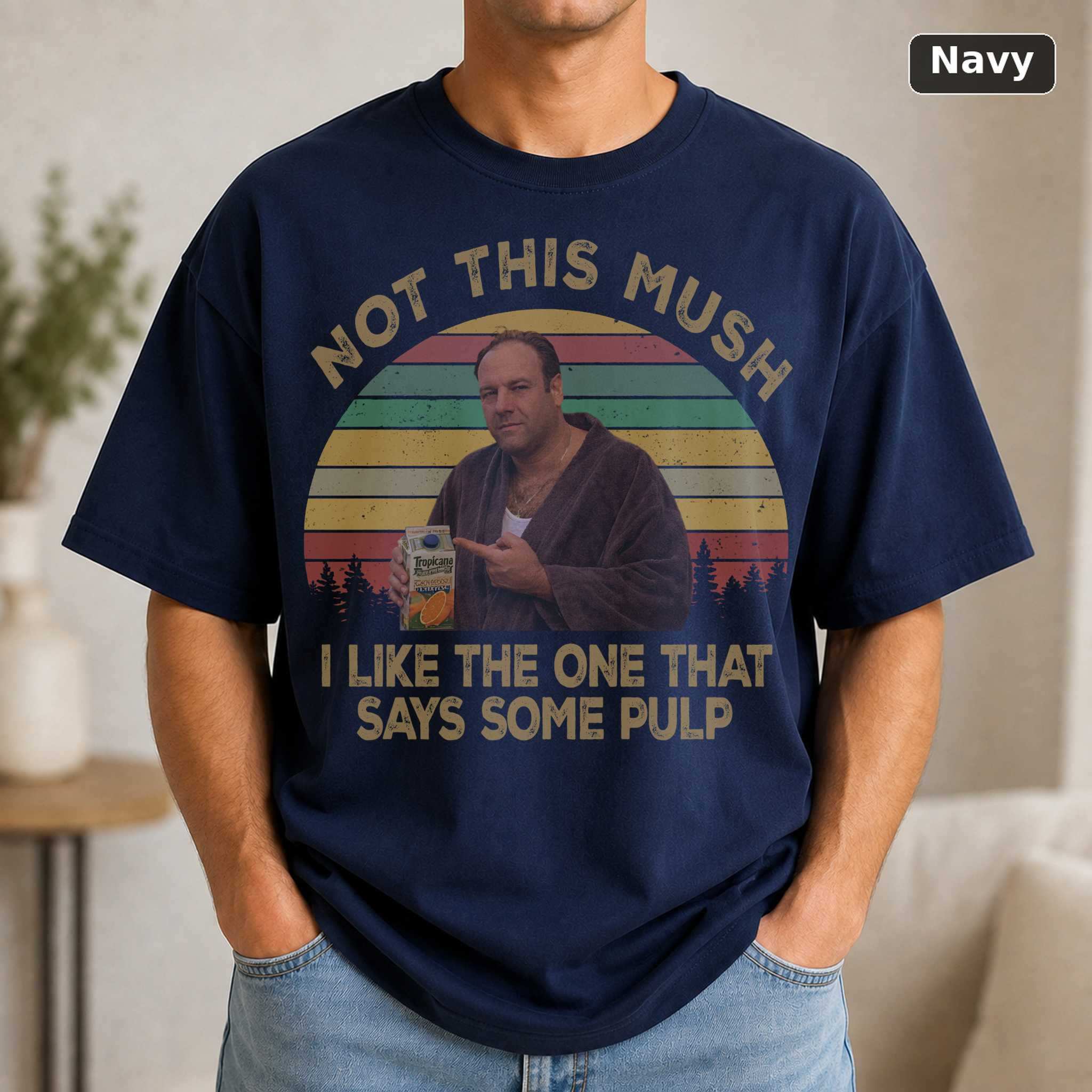 The Sopranos Some Pulp T-Shirt, Vintage Tony Soprano TV Graphic Tee, Crime Drama Fan Gift 5