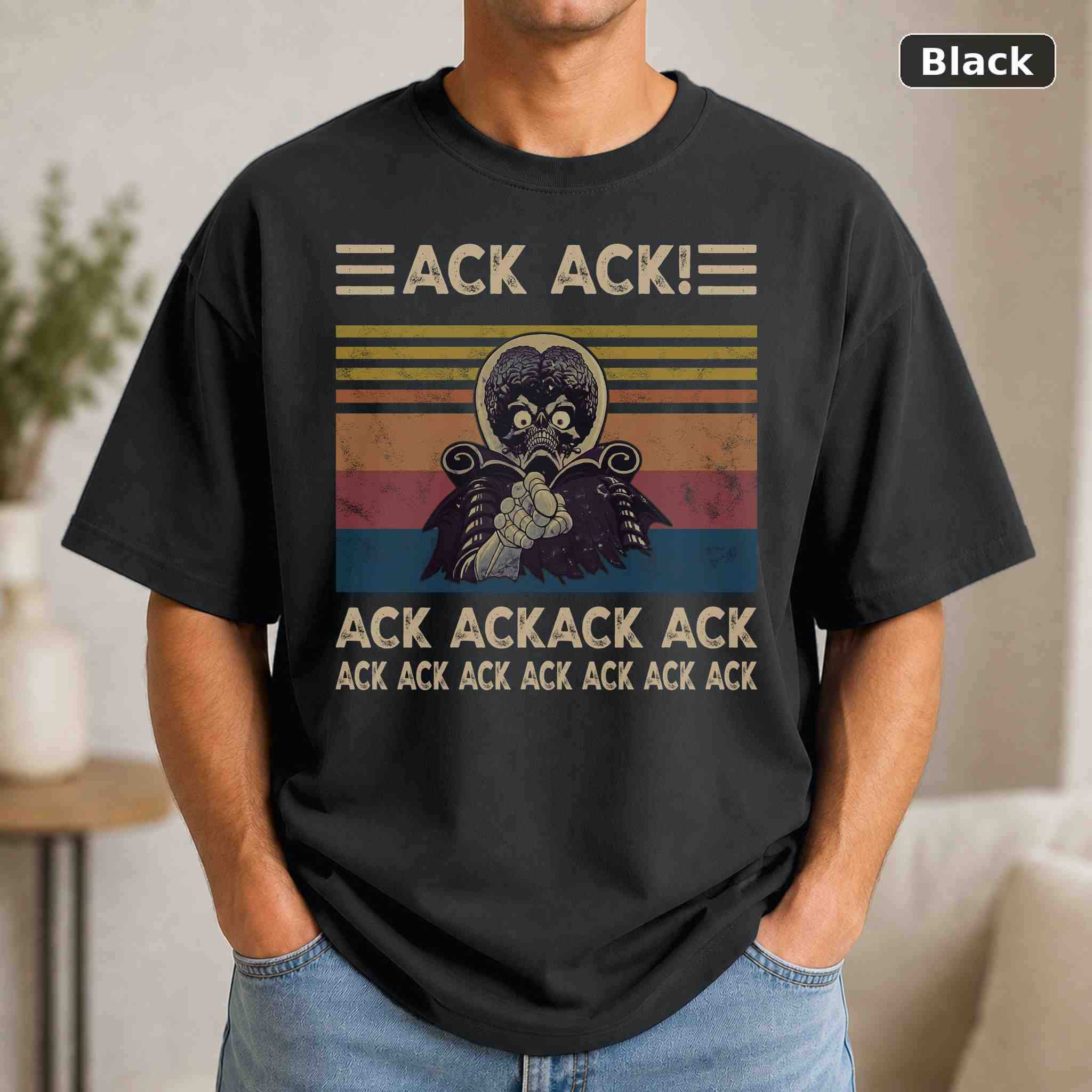 Ack Ack Ack Ack T-Shirt, Vintage Pop Culture Graphic Tee, Retro Fan Gift Ack Ack Ack Ack T-Shirt, Vintage Pop Culture Graphic Tee, Retro Fan Gift