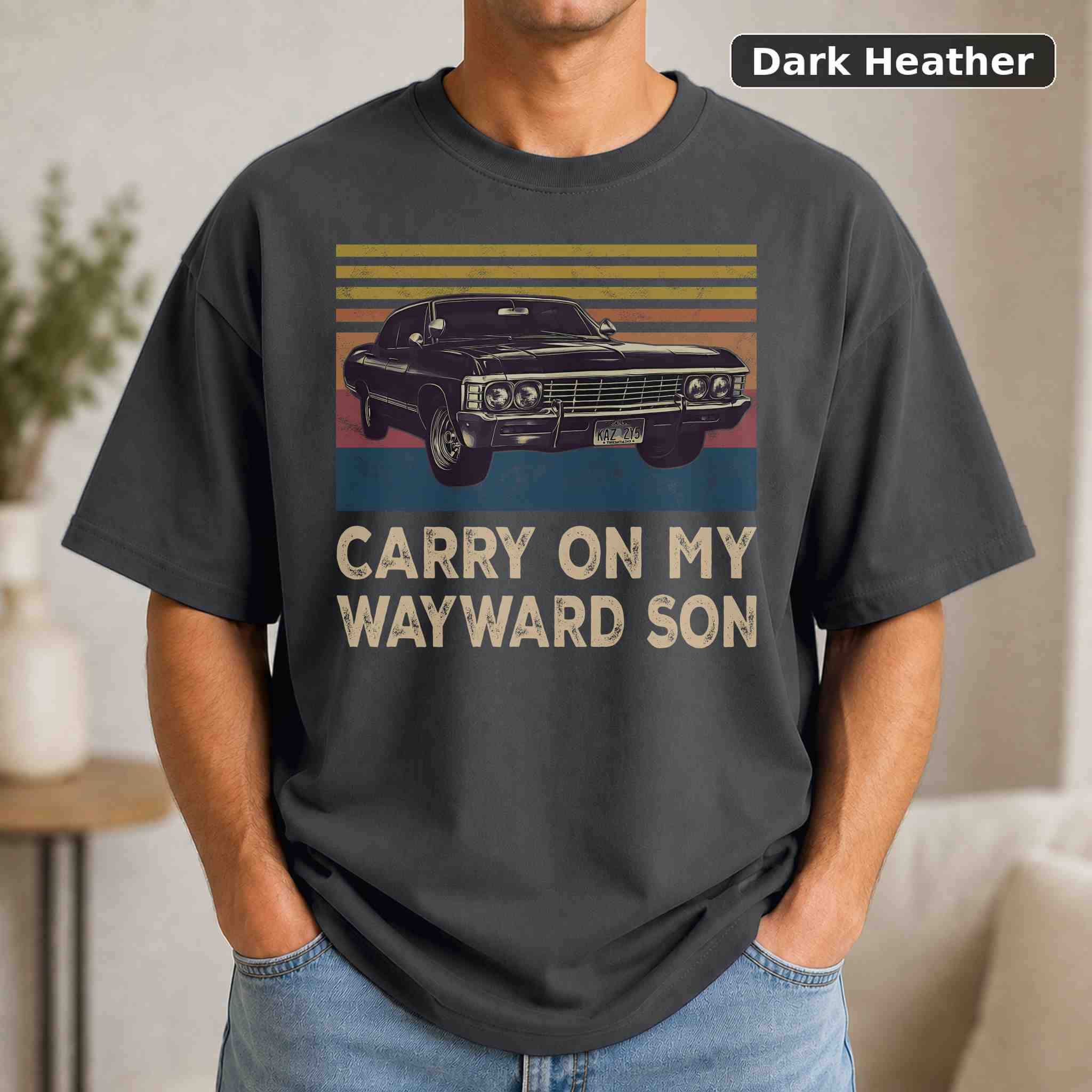 Carry On My Wayward Son T-Shirt, Vintage Pop Culture Graphic Tee, Retro Fan Gift 3