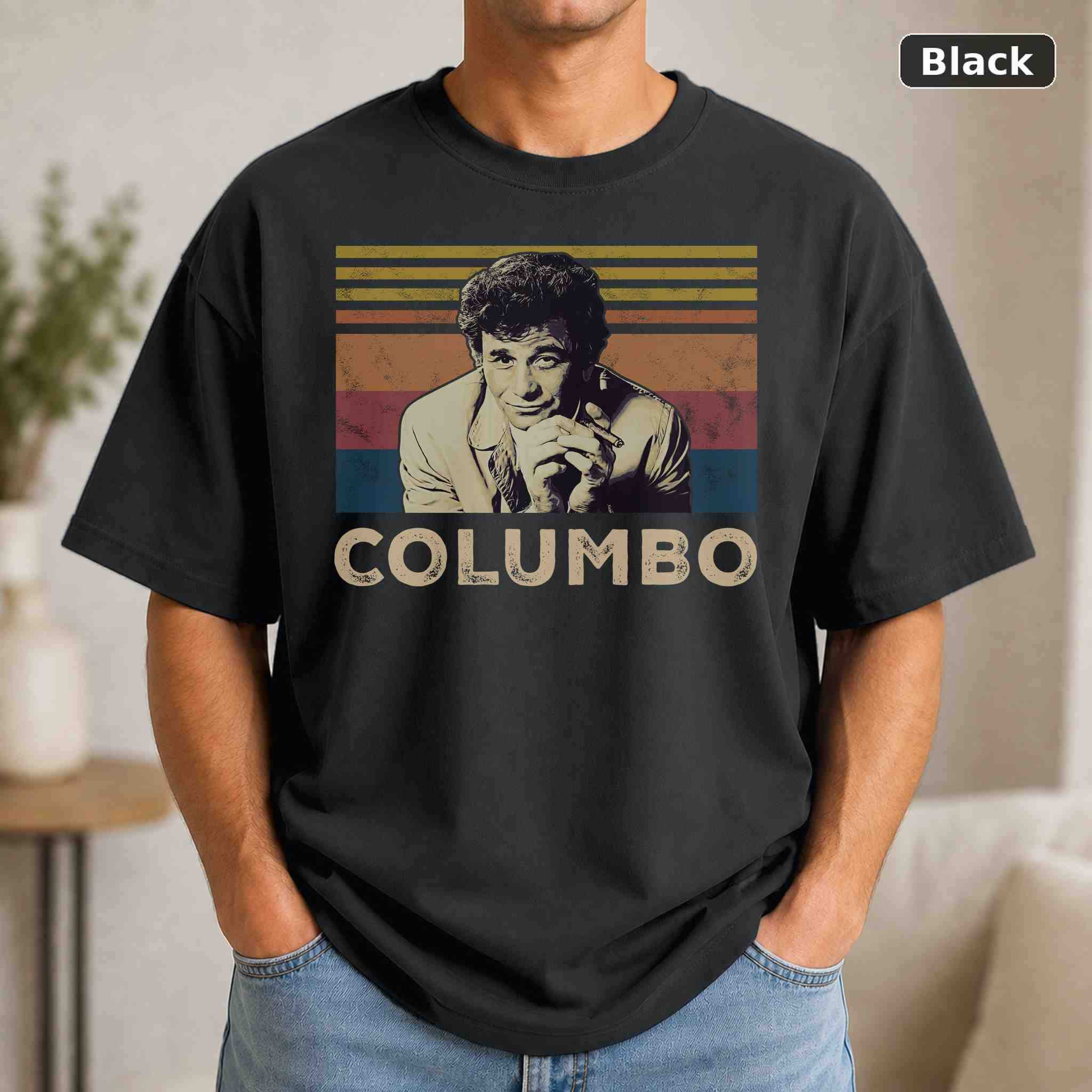 Columbo T-Shirt, Vintage Pop Culture Graphic Tee, Retro Fan Gift Columbo T-Shirt, Vintage Pop Culture Graphic Tee, Retro Fan Gift