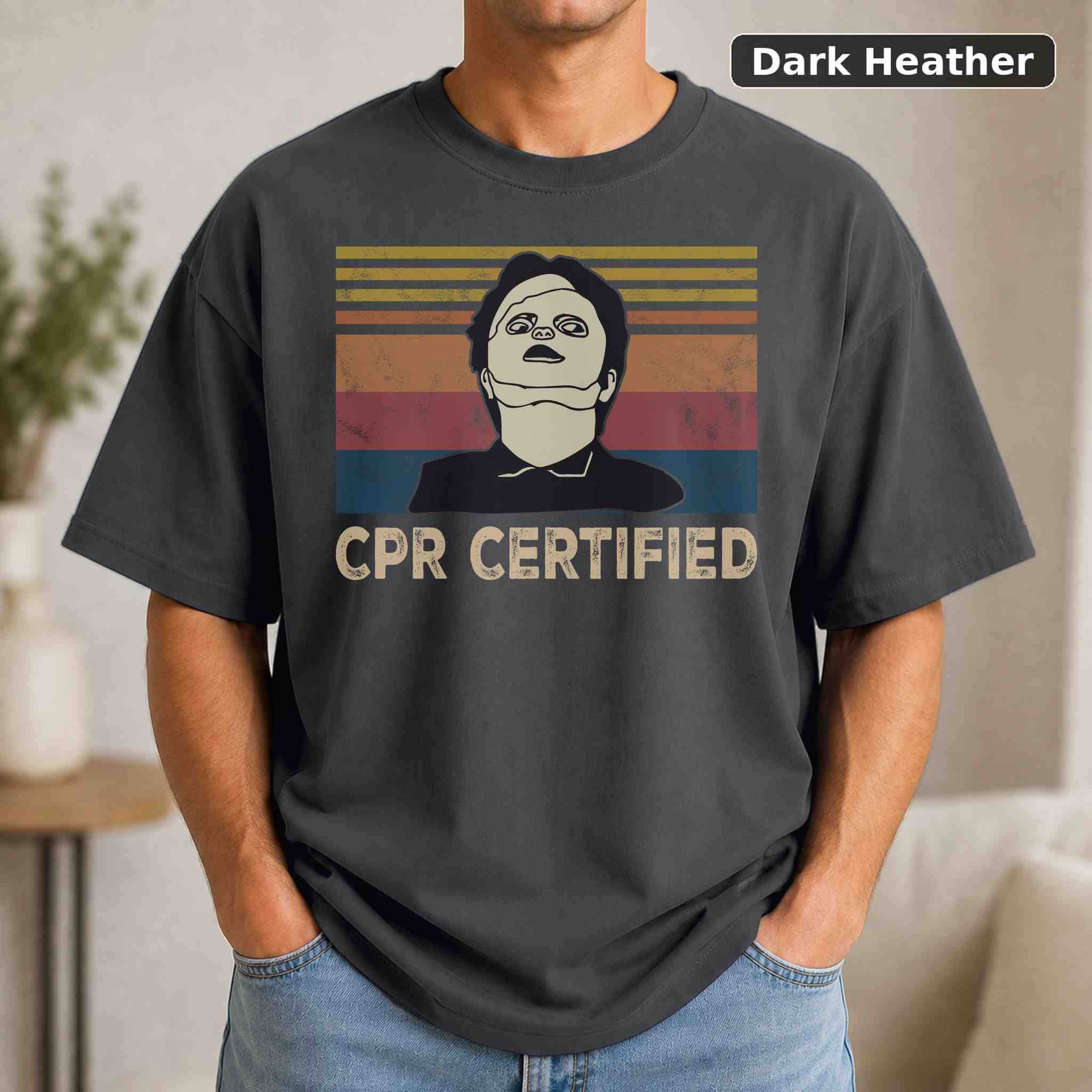 Cpr Certified T-Shirt, Vintage Pop Culture Graphic Tee, Retro Fan Gift 3