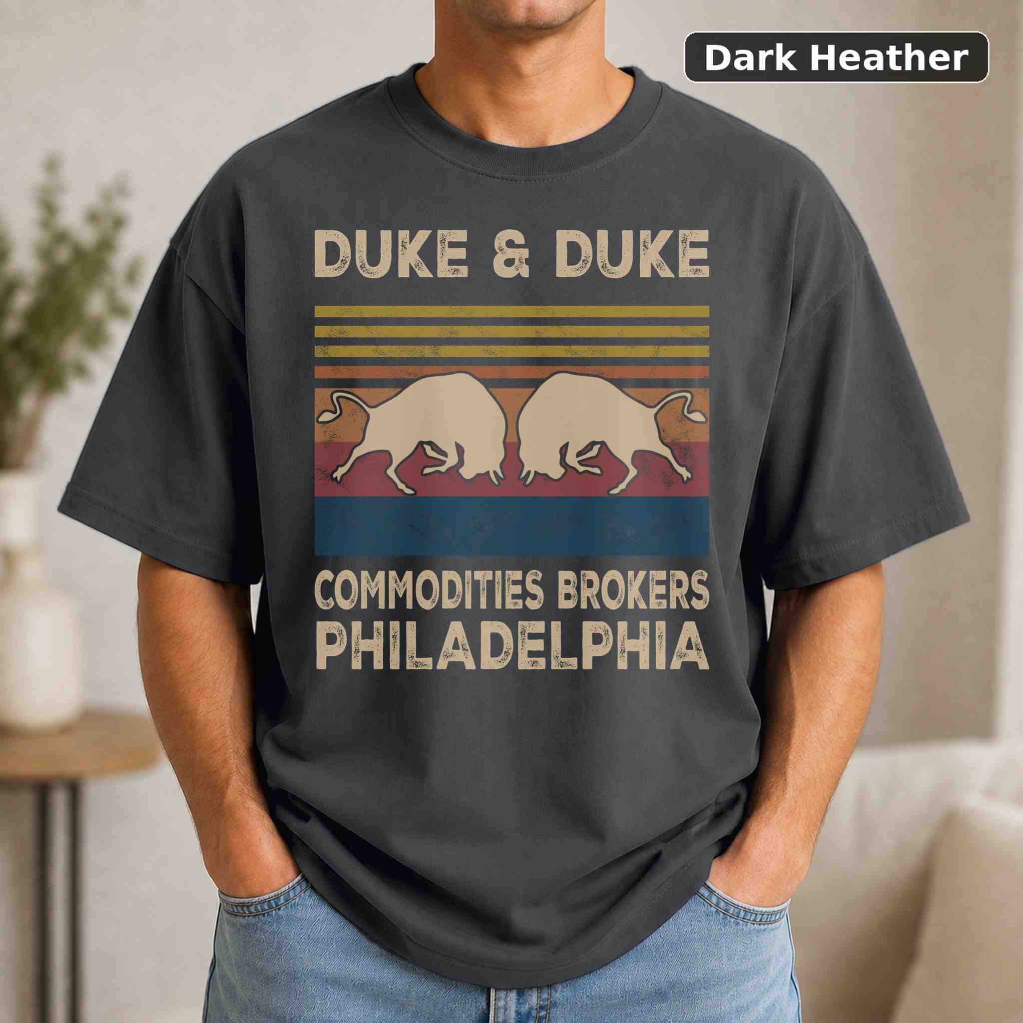 Duke And Duke Commodities Brokers Philadelphia T-Shirt, Vintage Pop Culture Graphic Tee, Retro Fan Gift 3