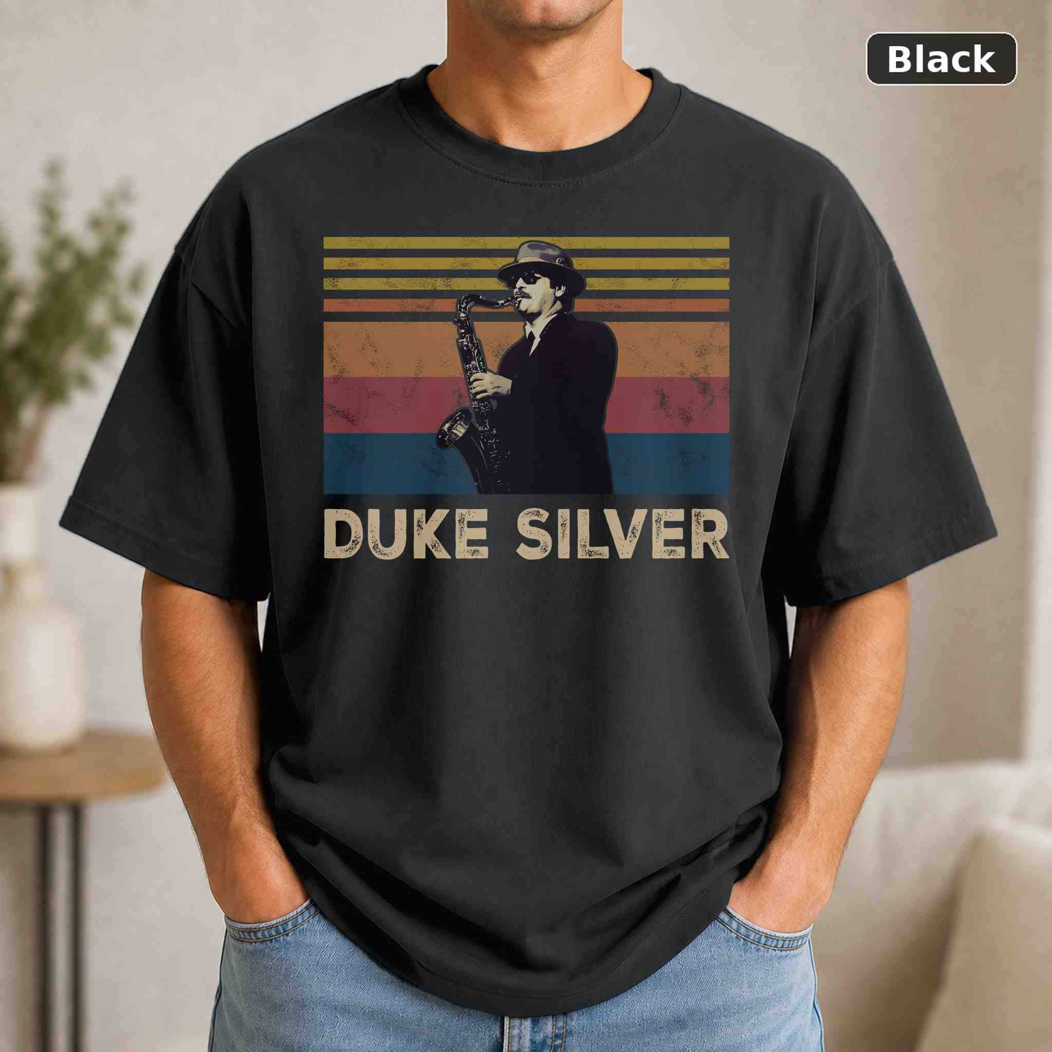 Duke Silver T-Shirt, Vintage Pop Culture Graphic Tee, Retro Fan Gift Duke Silver T-Shirt, Vintage Pop Culture Graphic Tee, Retro Fan Gift
