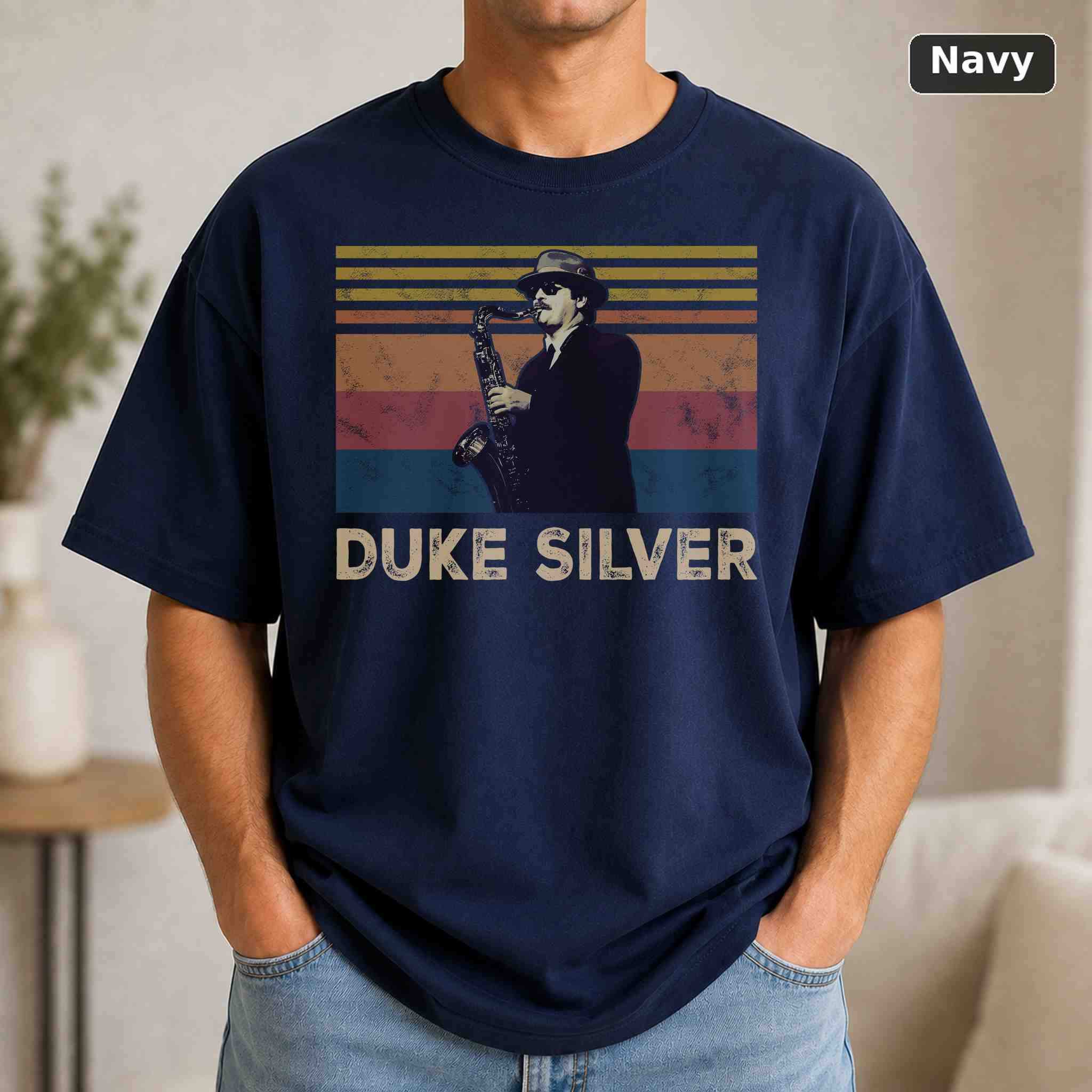 Duke Silver T-Shirt, Vintage Pop Culture Graphic Tee, Retro Fan Gift 4