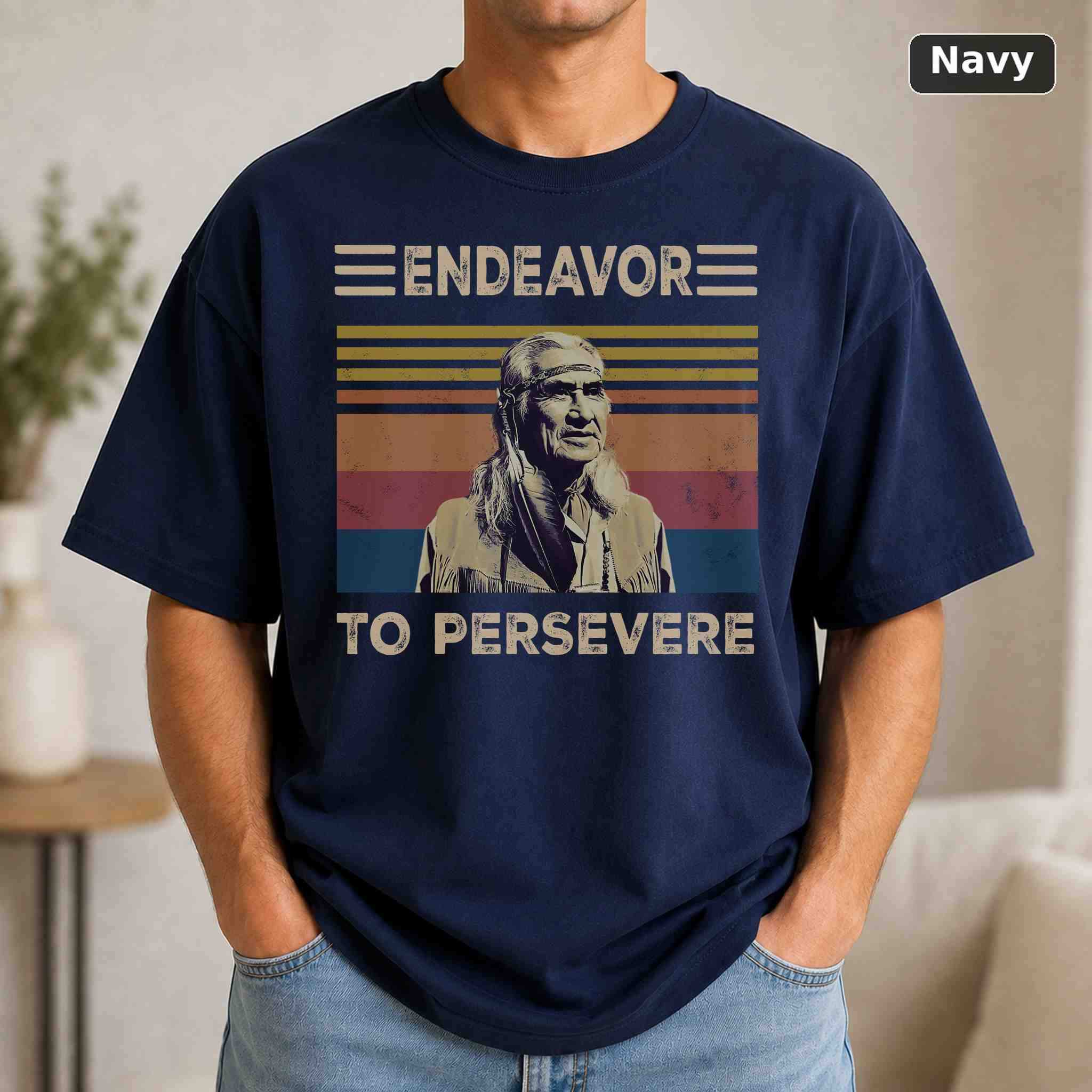 Endeavor To Persevere T-Shirt, Vintage Pop Culture Graphic Tee, Retro Fan Gift 4