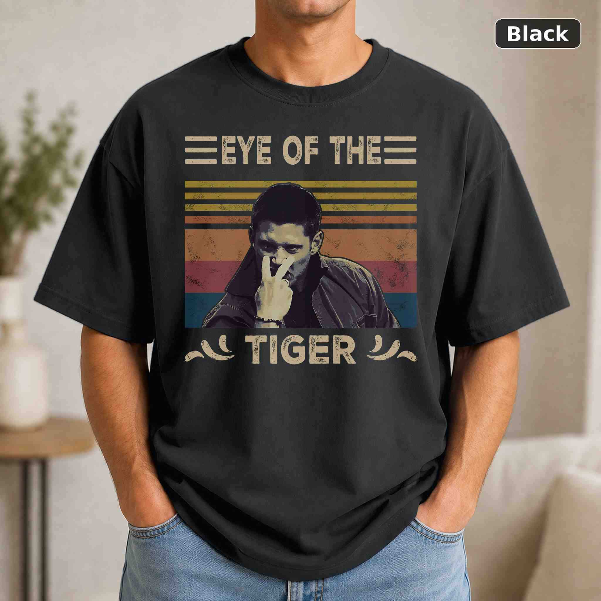 Eye Tiger T-Shirt, Vintage Pop Culture Graphic Tee, Retro Fan Gift Eye Tiger T-Shirt, Vintage Pop Culture Graphic Tee, Retro Fan Gift
