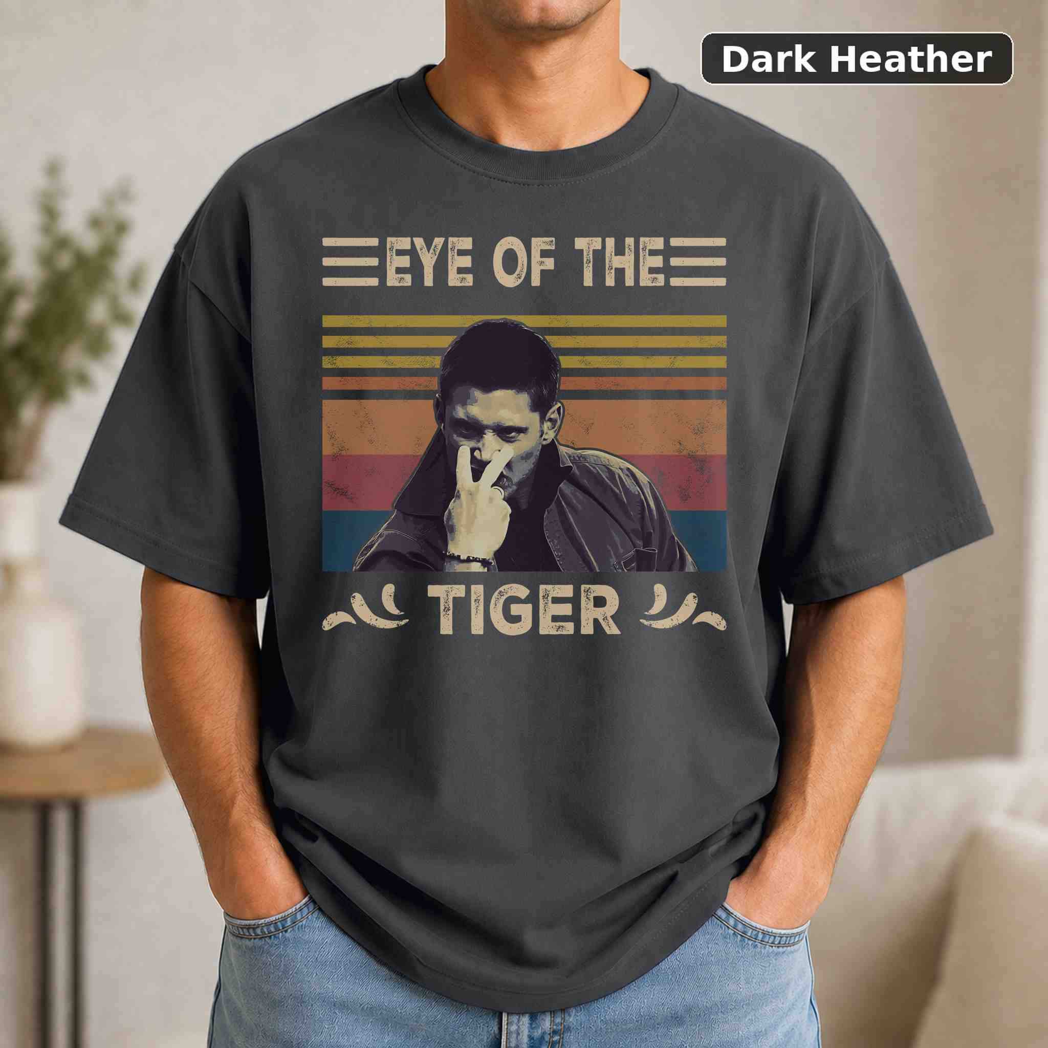 Eye Tiger T-Shirt, Vintage Pop Culture Graphic Tee, Retro Fan Gift 3
