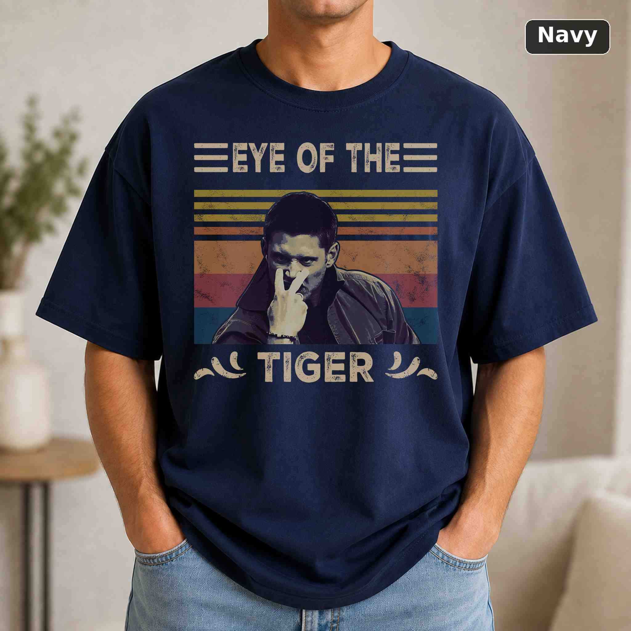 Eye Tiger T-Shirt, Vintage Pop Culture Graphic Tee, Retro Fan Gift 4