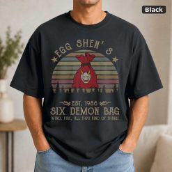 Egg Shen’s Est 1986 Six Demon Bag Vintage T-Shirt, Classic Movie Shirt, Funny T-Shirt Egg Shen’s Est 1986 Six Demon Bag Vintage T-Shirt, Classic Movie Shirt, Funny T-Shirt