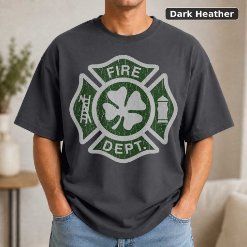 Firefighter Irish St Patrick Day Shirts Irish Fire Dept T shirts 3