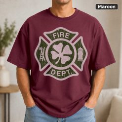 Firefighter Irish St Patrick Day Shirts Irish Fire Dept T shirts 8