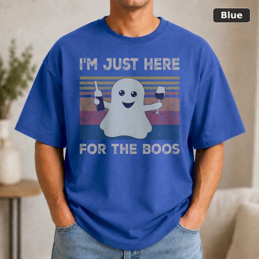 I'm Just Here For The Boos Vintage Shirt Boo Shirt Horror Halloween Vintage Movie Shirt 2