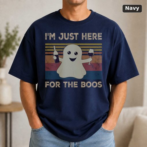 I'm Just Here For The Boos Vintage Shirt Boo Shirt Horror Halloween Vintage Movie Shirt 5