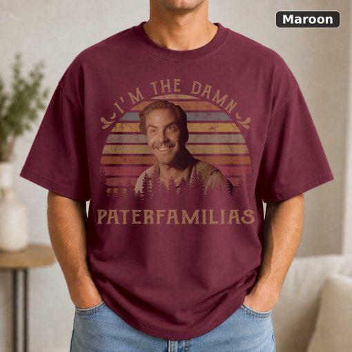 I'm The Damn Paterfamilias O Brother, Where Art Thou Vintage T-Shirt, Funny T-Shirt, Classic Movie Shirt Black 4