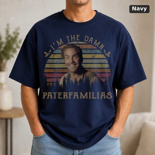 I'm The Damn Paterfamilias O Brother, Where Art Thou Vintage T-Shirt, Funny T-Shirt, Classic Movie Shirt Black 5