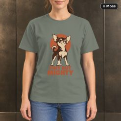 Tiny But Mighty Chihuahua T-Shirt, Minimalist Dog Graphic 8