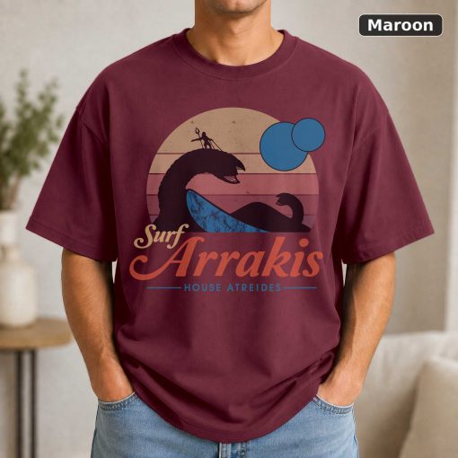 Surf Arrakis – Visit Dune T-Shirt, Sci Fi T-Shirt 4