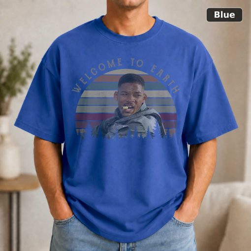Welcome to Earth Will Smith T-Shirt, Independence Day Movie Retro Shirt 2