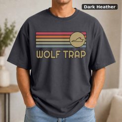 Wolf Trap Virginia Retro State Map T-Shirt Design 7