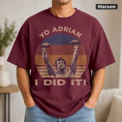Yo Adrian I Did It Vintage Rocky Lovers Balboa Fan Vintage Movie Shirt 8