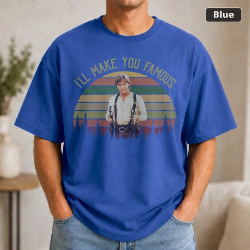 Young Gun Shirt, Emilio Estevez I'll Make You Famous Vintage T-Shirt, Movies Quote Unisex TShirt 2