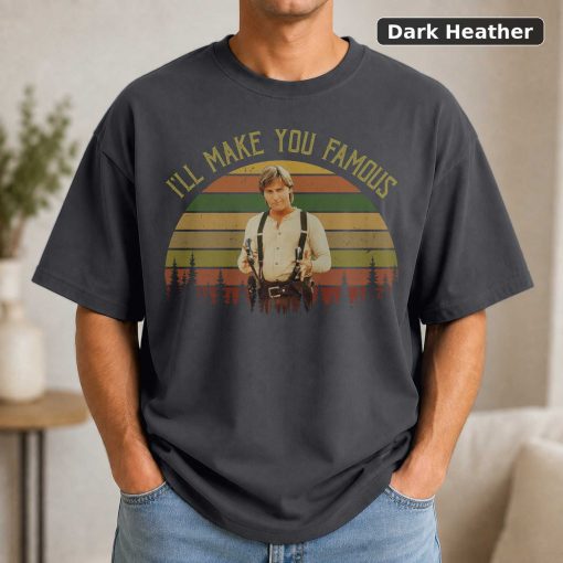 Young Gun Shirt, Emilio Estevez I'll Make You Famous Vintage T-Shirt, Movies Quote Unisex TShirt 3