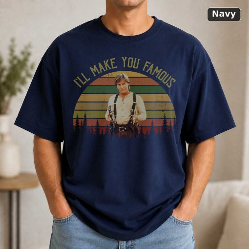 Young Gun Shirt, Emilio Estevez I'll Make You Famous Vintage T-Shirt, Movies Quote Unisex TShirt 5